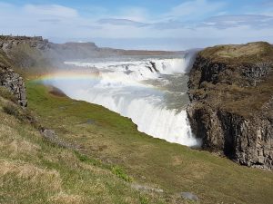 Rainbow over Gullfoss ("Golden Falls"), Iceland